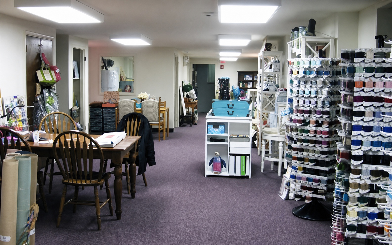 Inside the Rose Cottage studio